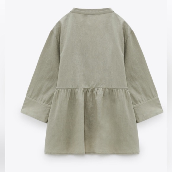 Zara Linen Blouse - Picture 2 of 4